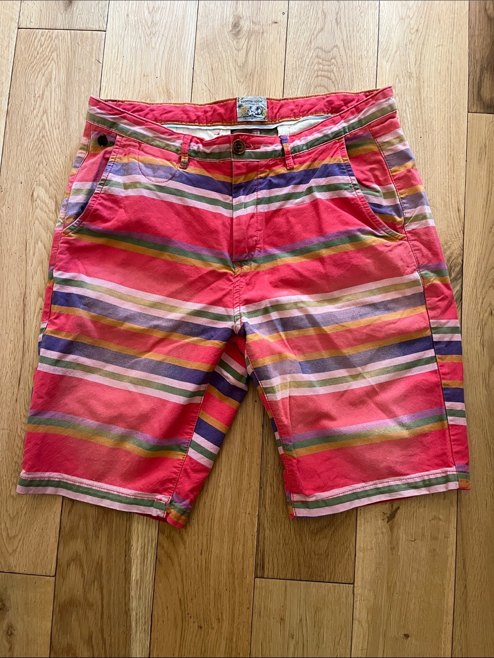 Scotch & Soda Men’s Striped Shorts 31W